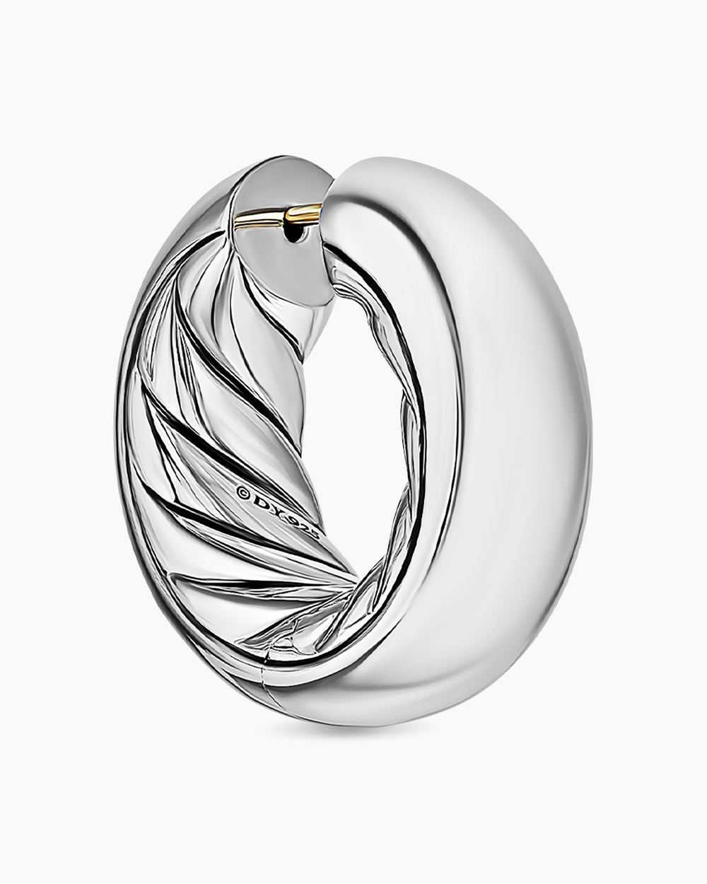 Womens DY Mercer® Hoop Earrings in Sterling Silver, 24.7mm